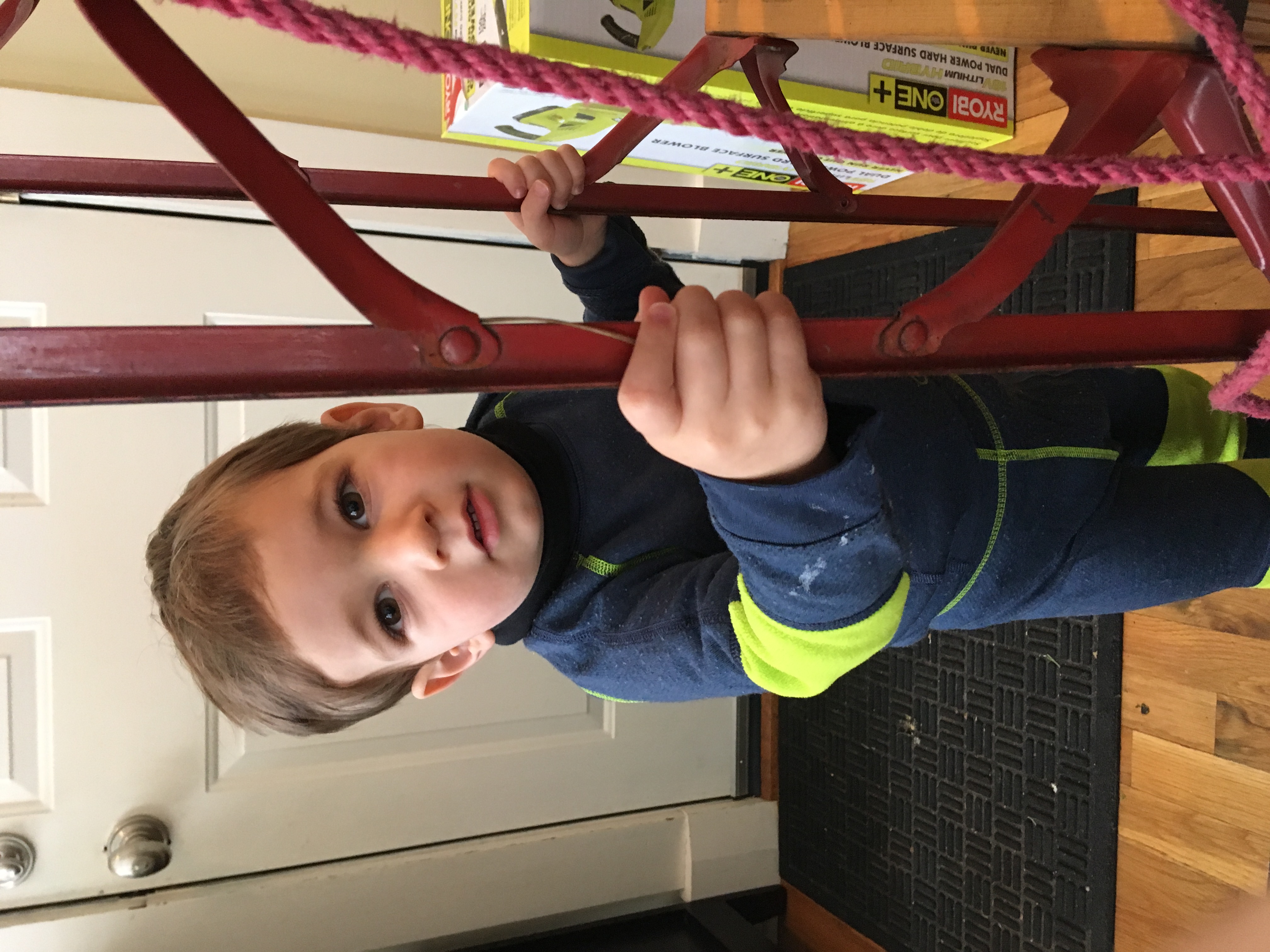 Dr. Hans with his son